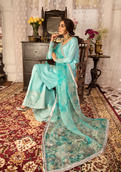Maya | Eid Collection Gul Bahaar | SEHERUNNISA - by - Libasekhas UK - Registered Vendor of : Maya - 100% Original Designer Dresss