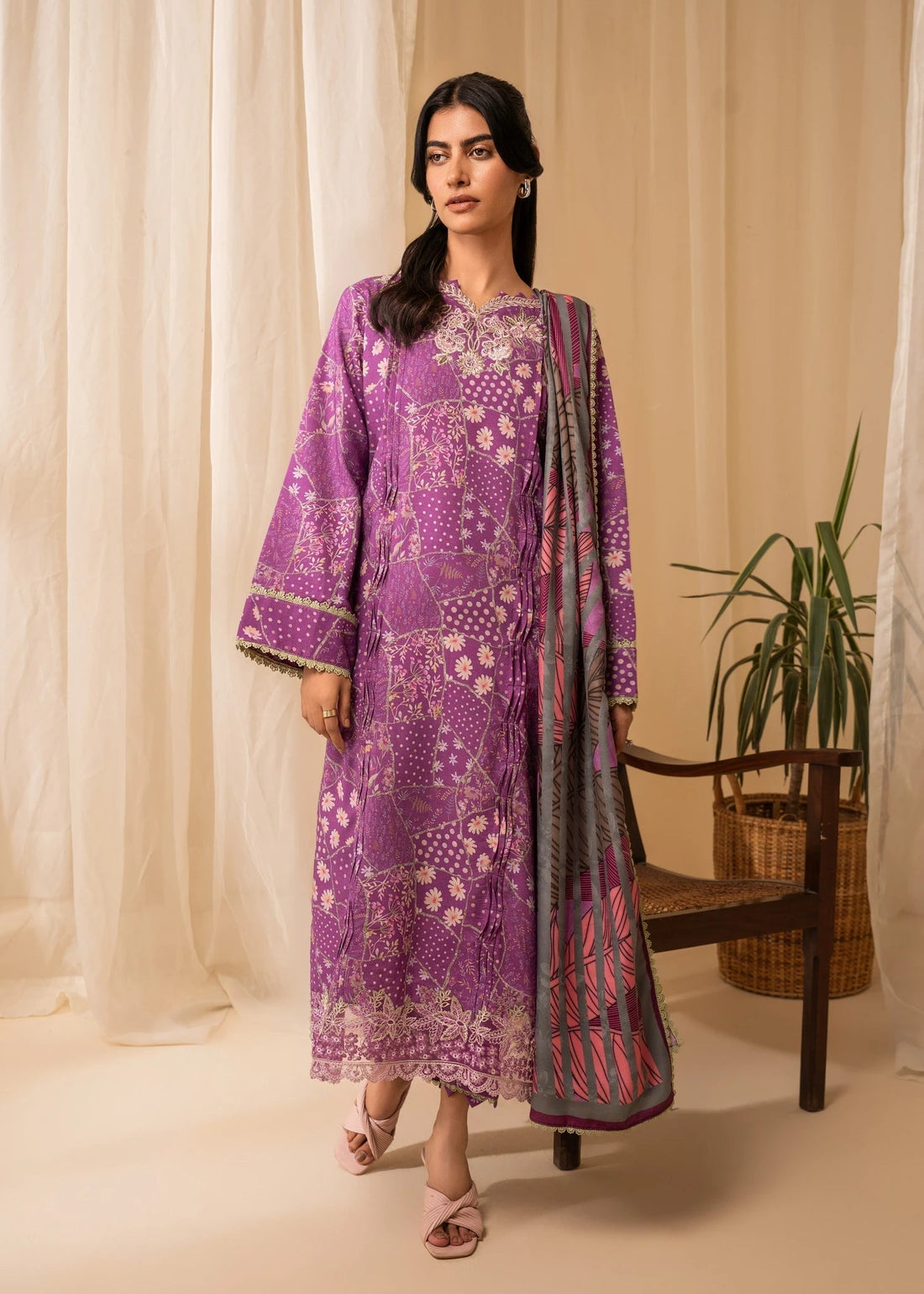 Nureh | Shades of Winter | SABRINA (AZ-02) - by - Libasekhas UK - Registered Vendor of : Nureh - 100% Original Designer Dresss