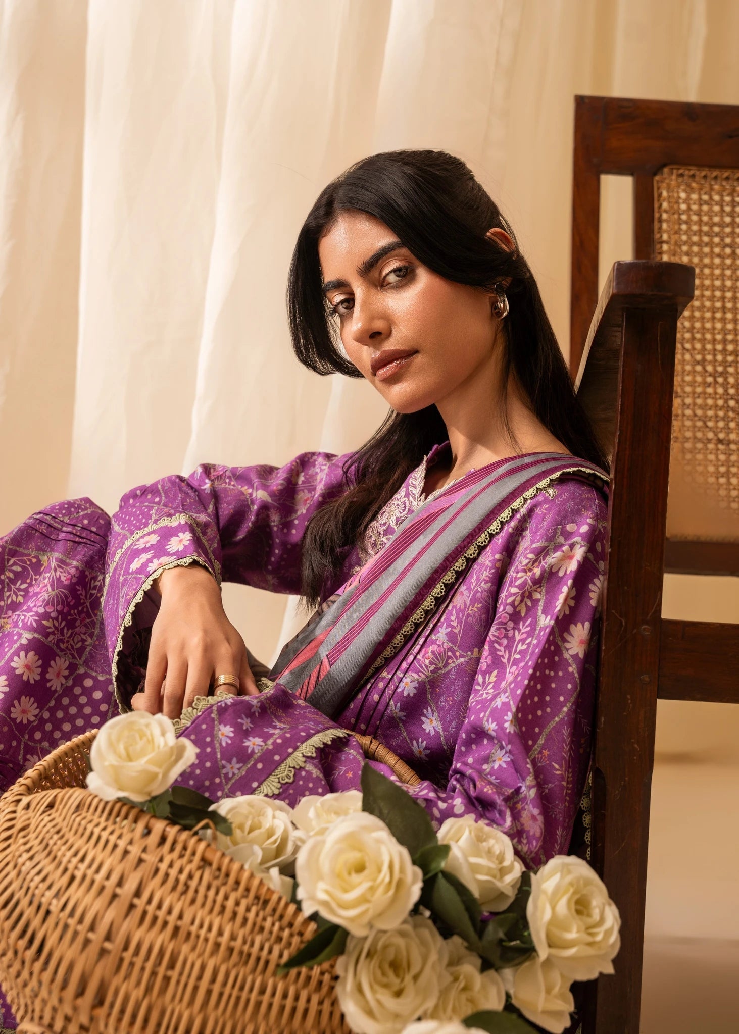 Nureh | Shades of Winter | SABRINA (AZ-02) - by - Libasekhas UK - Registered Vendor of : Nureh - 100% Original Designer Dresss