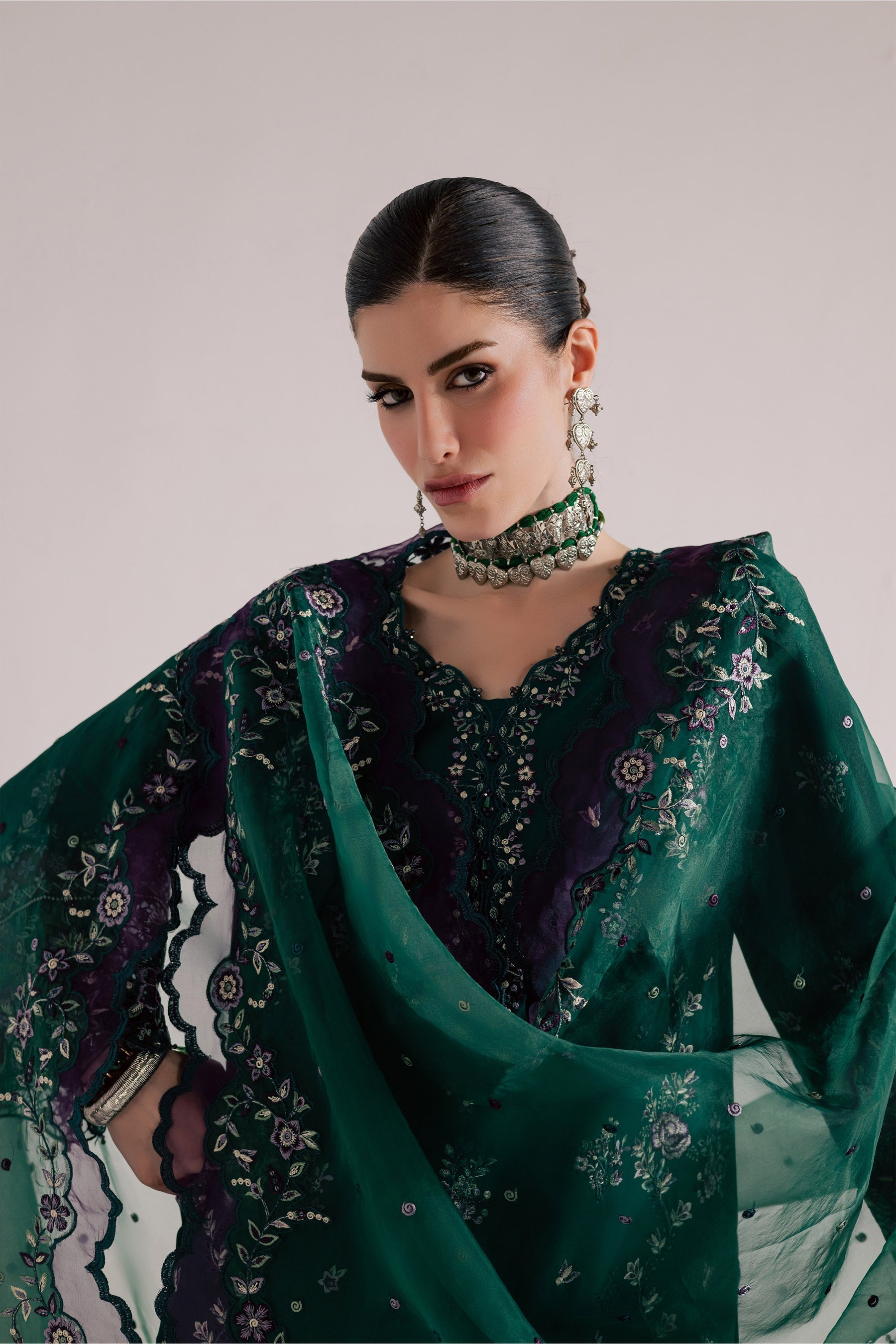 Batik | Festive Eid 26 | Purple Forest - by Libasekhas - Registered Vendor of : Batik - 100% Original Designer Dress