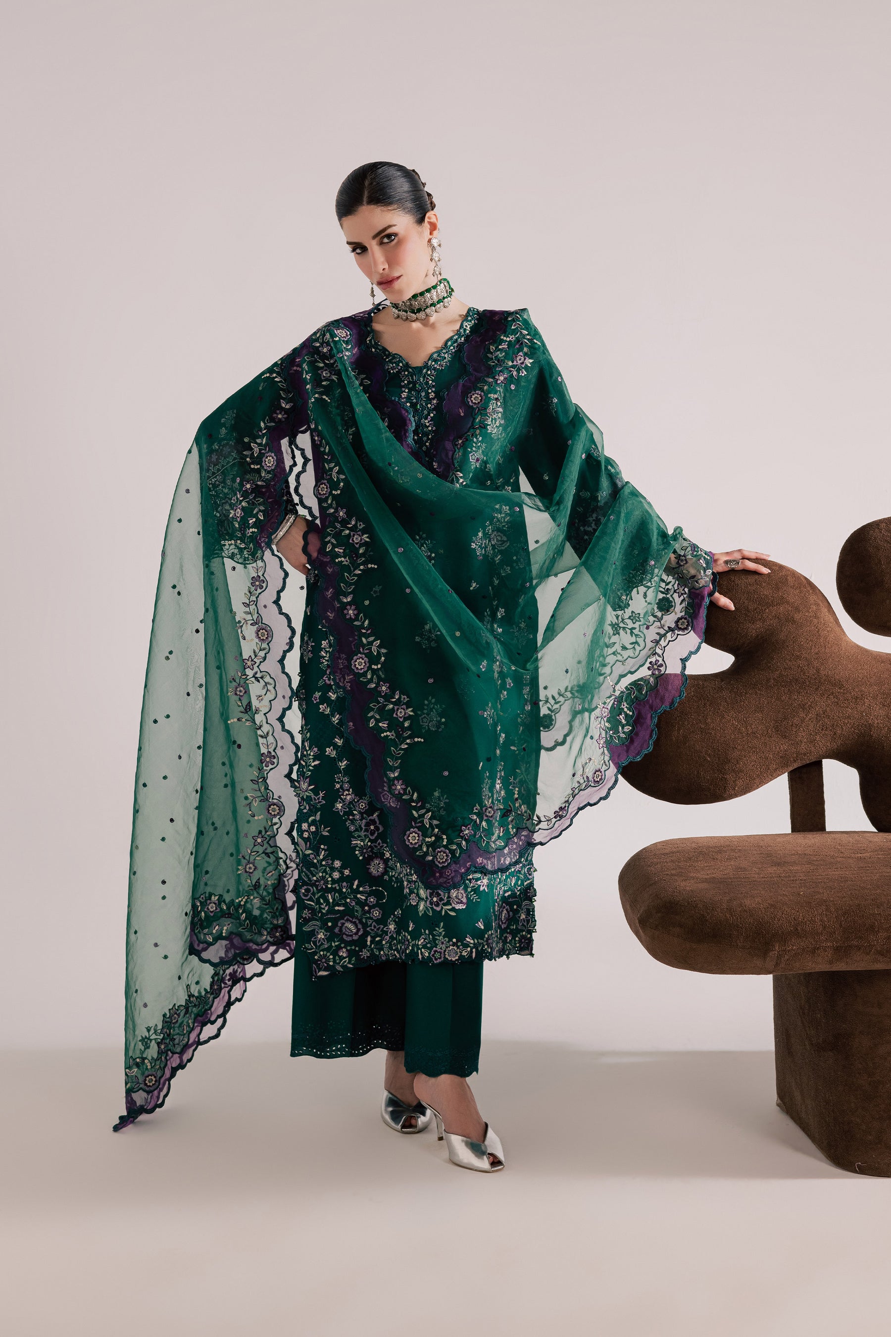 Batik | Festive Eid 26 | Purple Forest - by Libasekhas - Registered Vendor of : Batik - 100% Original Designer Dress
