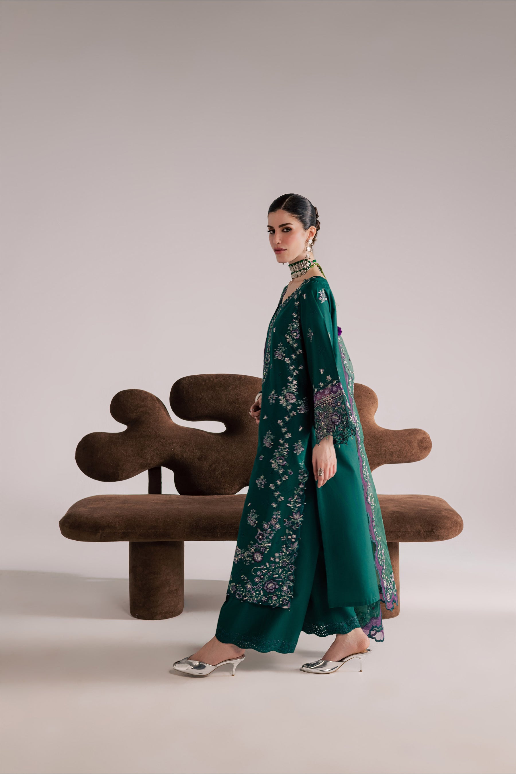 Batik | Festive Eid 26 | Purple Forest - by Libasekhas - Registered Vendor of : Batik - 100% Original Designer Dress