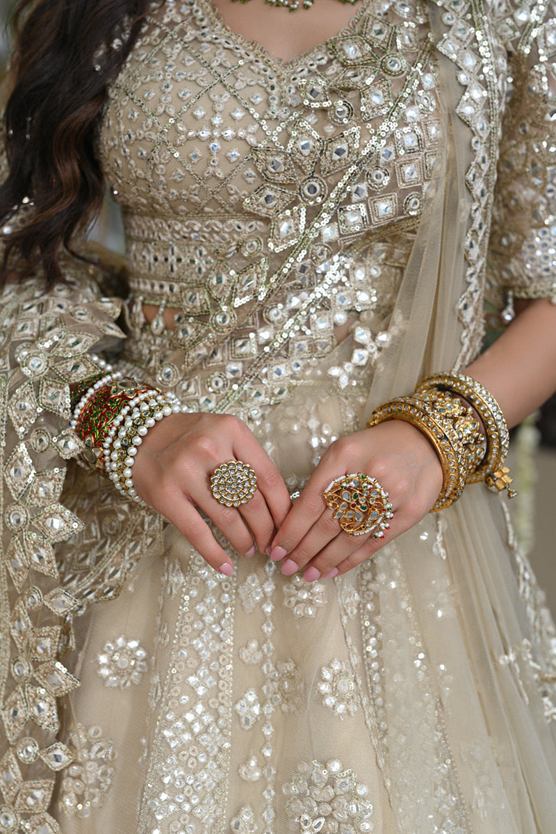 Qalamkar | Singhar Wedding Collection | RF-06 ROOP - by - Libasekhas UK - Registered Vendor of : Qalamkar - 100% Original Designer Dresss