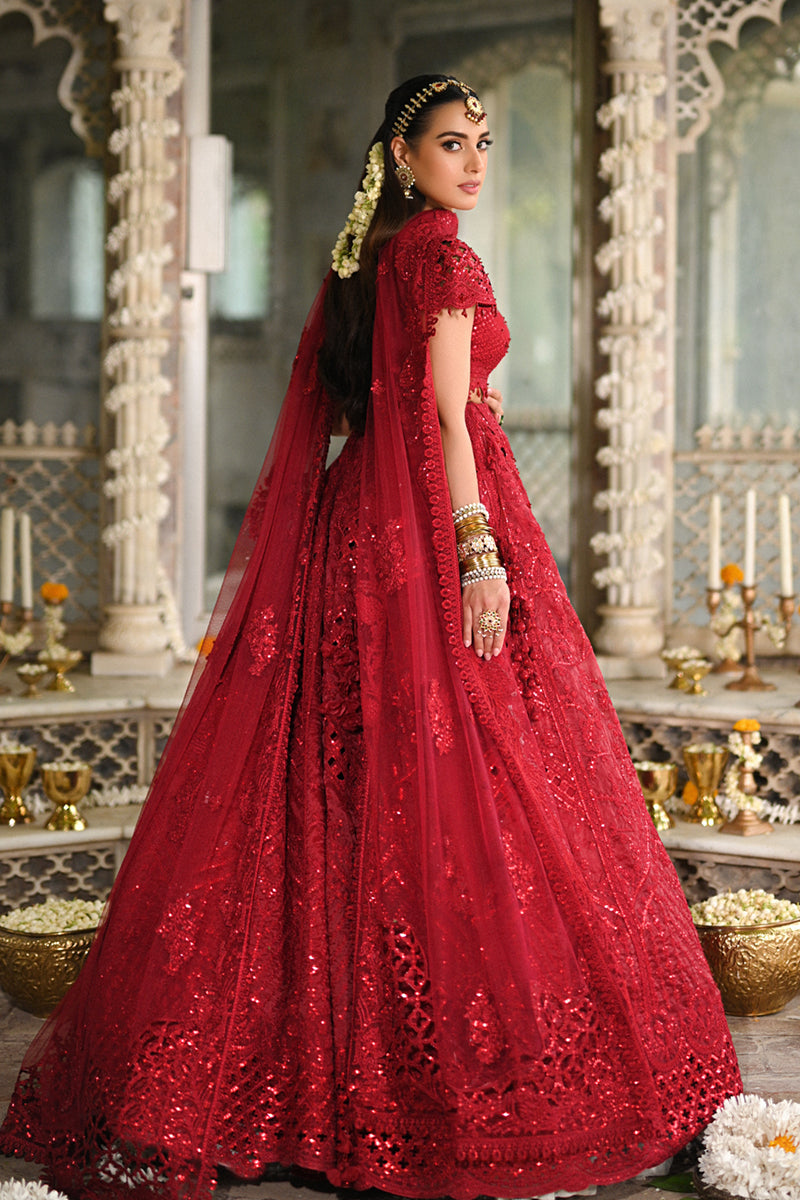 Qalamkar | Singhar Wedding Collection | RF-01 MUSKAAN - by - Libasekhas UK - Registered Vendor of : Qalamkar - 100% Original Designer Dresss
