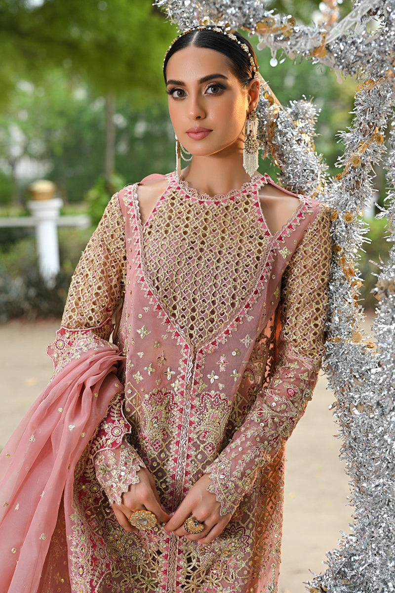 Qalamkar | Singhar Wedding Collection | RF-02 SALEHA - by - Libasekhas UK - Registered Vendor of : Qalamkar - 100% Original Designer Dresss
