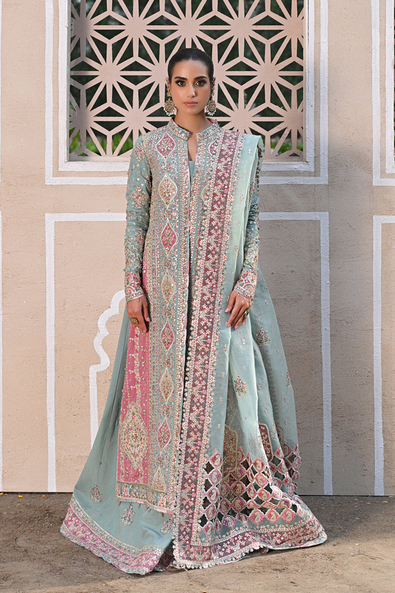 Qalamkar | Singhar Wedding Collection | RF-05 NEVA - by - Libasekhas UK - Registered Vendor of : Qalamkar - 100% Original Designer Dresss