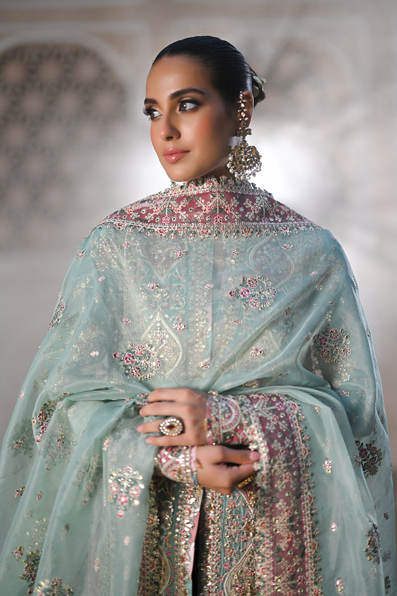 Qalamkar | Singhar Wedding Collection | RF-05 NEVA - by - Libasekhas UK - Registered Vendor of : Qalamkar - 100% Original Designer Dresss