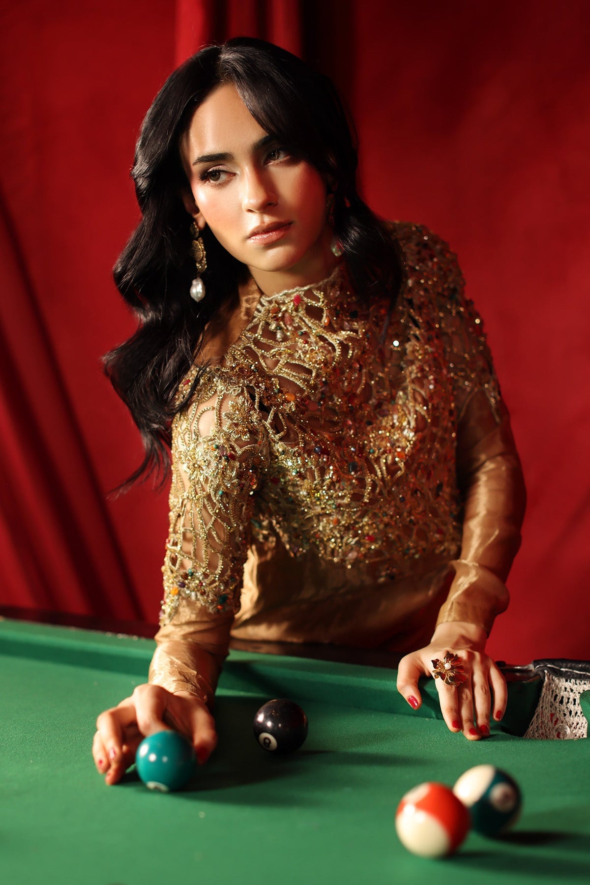 Musferah Saad | The Elite Club | Queen Midas - by Libasekhas UK - Registered Vendor of : Musferah Saad - 100% Original Designer Dress