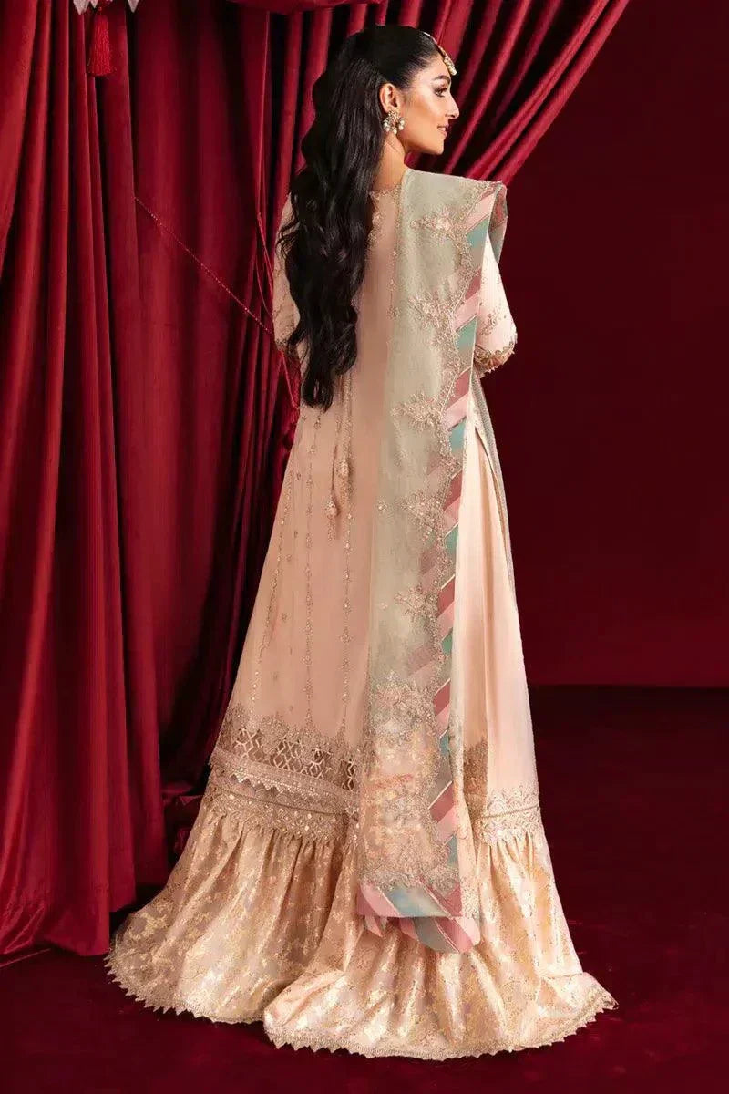 Qalamkar | Heer Ranjha 23 | HR-03 MEHER - by - Libasekhas UK - Registered Vendor of : Qalamkar - 100% Original Designer Dresss