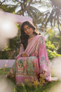 Qalamkar | Luxe Silk |   UA-07 TESSA - by - Libasekhas UK - Registered Vendor of : Qalamkar - 100% Original Designer Dresss