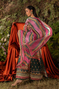 Qalamkar | Luxe Silk |  UA-02 NINA - by - Libasekhas UK - Registered Vendor of : Qalamkar - 100% Original Designer Dresss
