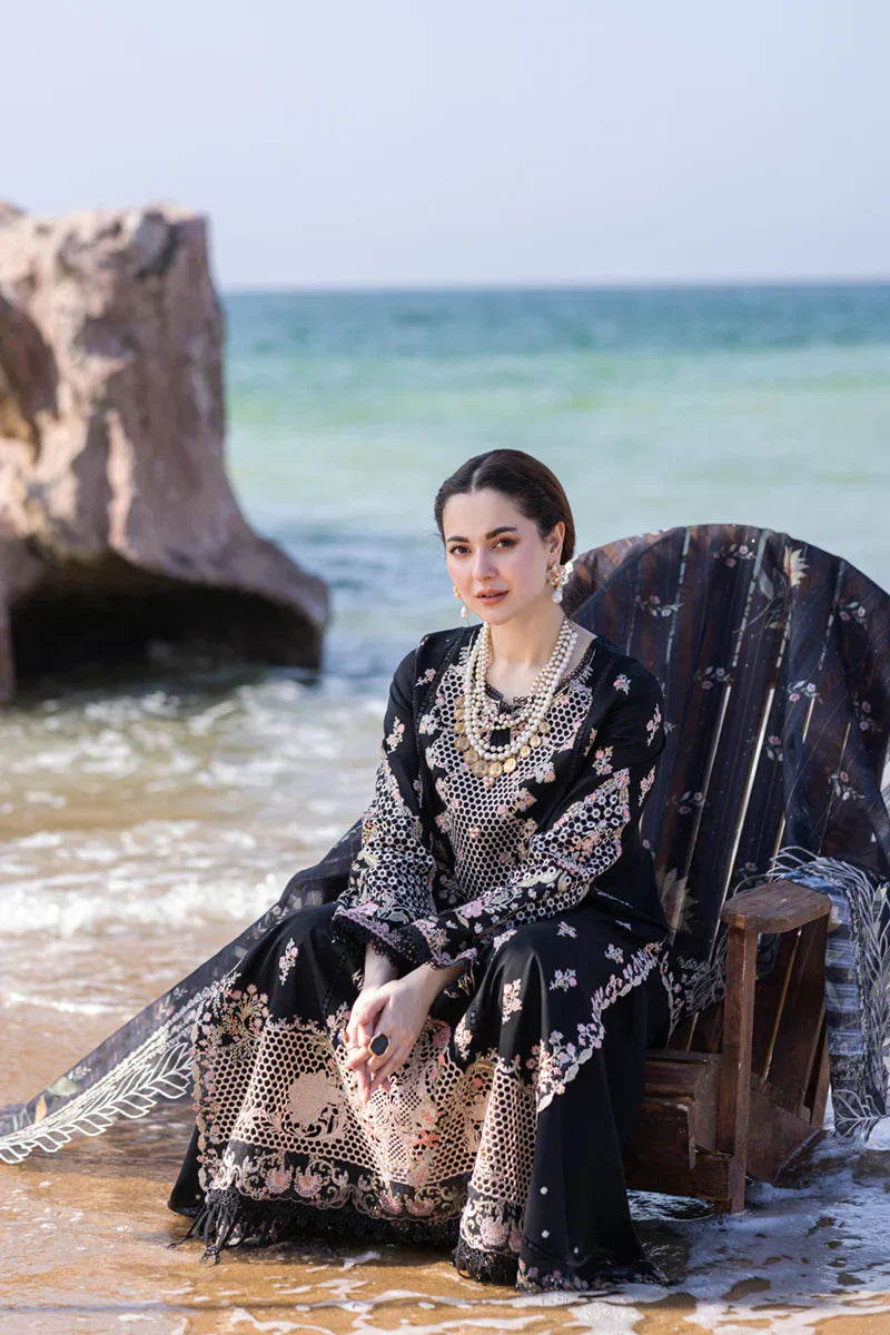 Qalamkar | Sahil Kinare Luxury Lawn | FP-14 RIMA - by - Libasekhas UK - Registered Vendor of : Qalamkar - 100% Original Designer Dresss