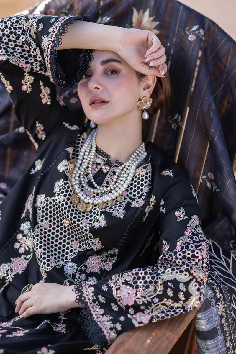 Qalamkar | Sahil Kinare Luxury Lawn | FP-14 RIMA - by - Libasekhas UK - Registered Vendor of : Qalamkar - 100% Original Designer Dresss