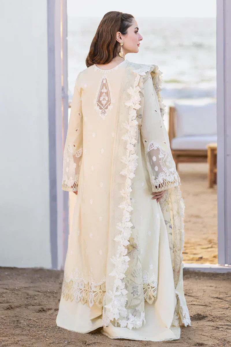 Qalamkar | Sahil Kinare Luxury Lawn | FP-01 JANA - by - Libasekhas UK - Registered Vendor of : Qalamkar - 100% Original Designer Dresss