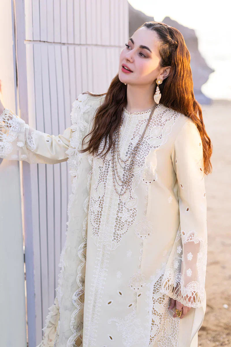 Qalamkar | Sahil Kinare Luxury Lawn | FP-01 JANA - by - Libasekhas UK - Registered Vendor of : Qalamkar - 100% Original Designer Dresss