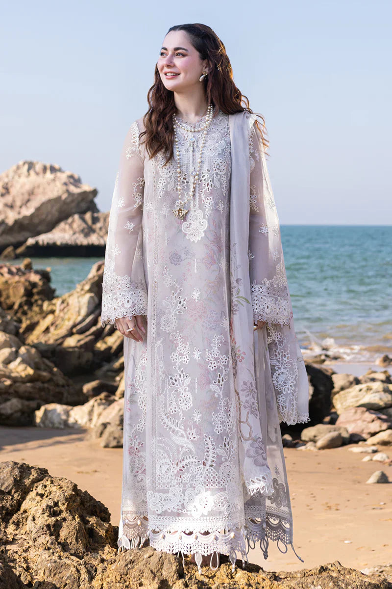 Qalamkar | Sahil Kinare Luxury Lawn | FP-11 EMIRA - by - Libasekhas UK - Registered Vendor of : Qalamkar - 100% Original Designer Dresss