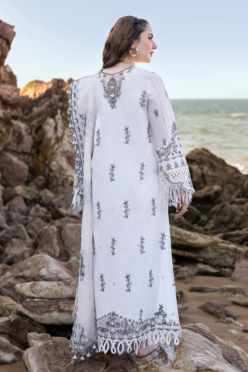 Qalamkar | Sahil Kinare Luxury Lawn | FP-02 FIZA - by - Libasekhas UK - Registered Vendor of : Qalamkar - 100% Original Designer Dresss