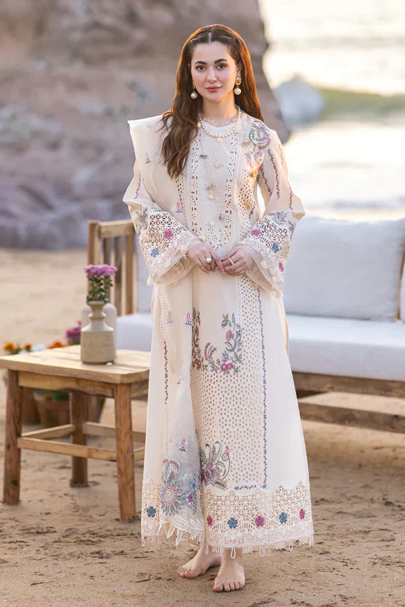 Qalamkar | Sahil Kinare Luxury Lawn | FP-09 SELIN - by - Libasekhas UK - Registered Vendor of : Qalamkar - 100% Original Designer Dresss