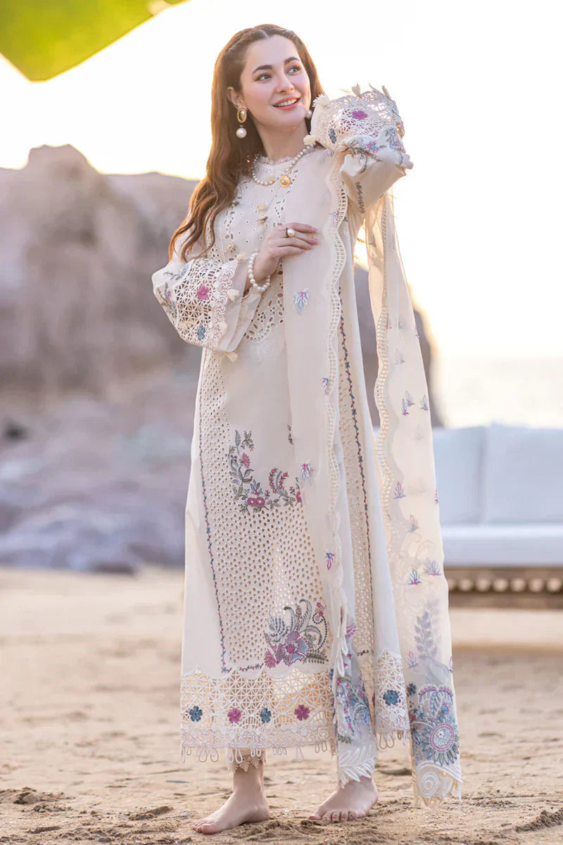 Qalamkar | Sahil Kinare Luxury Lawn | FP-09 SELIN - by - Libasekhas UK - Registered Vendor of : Qalamkar - 100% Original Designer Dresss