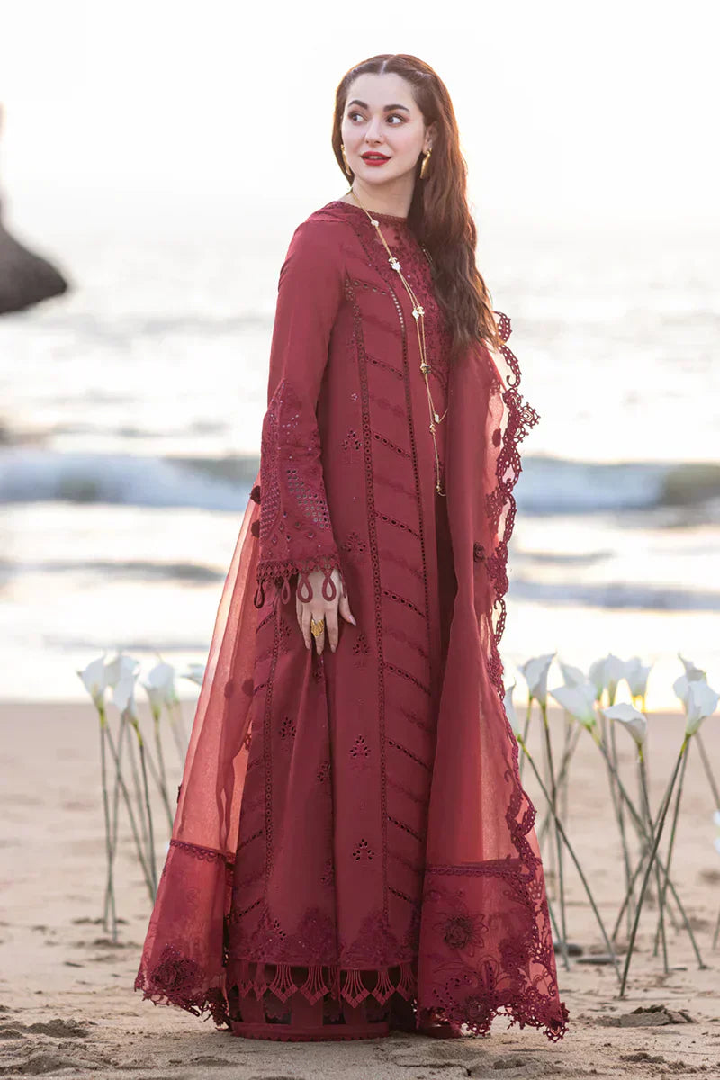 Qalamkar | Sahil Kinare Luxury Lawn | FP-07 AISHA - by - Libasekhas UK - Registered Vendor of : Qalamkar - 100% Original Designer Dresss