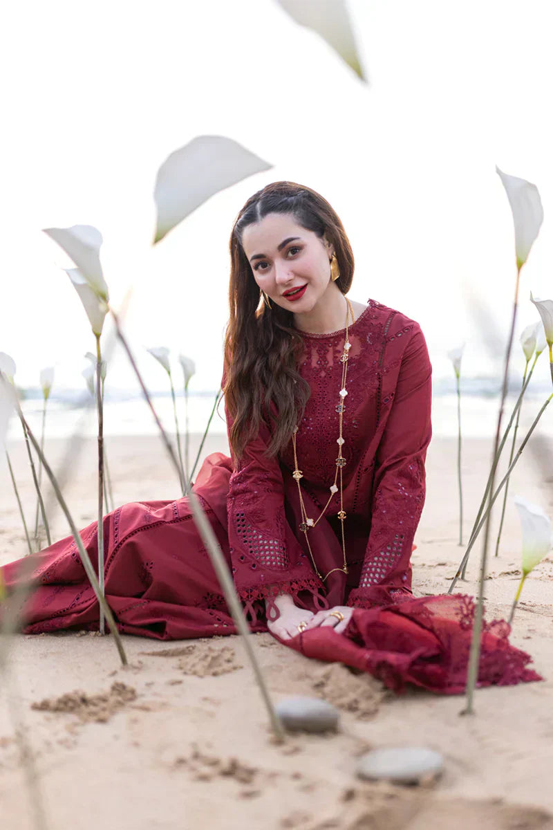 Qalamkar | Sahil Kinare Luxury Lawn | FP-07 AISHA - by - Libasekhas UK - Registered Vendor of : Qalamkar - 100% Original Designer Dresss