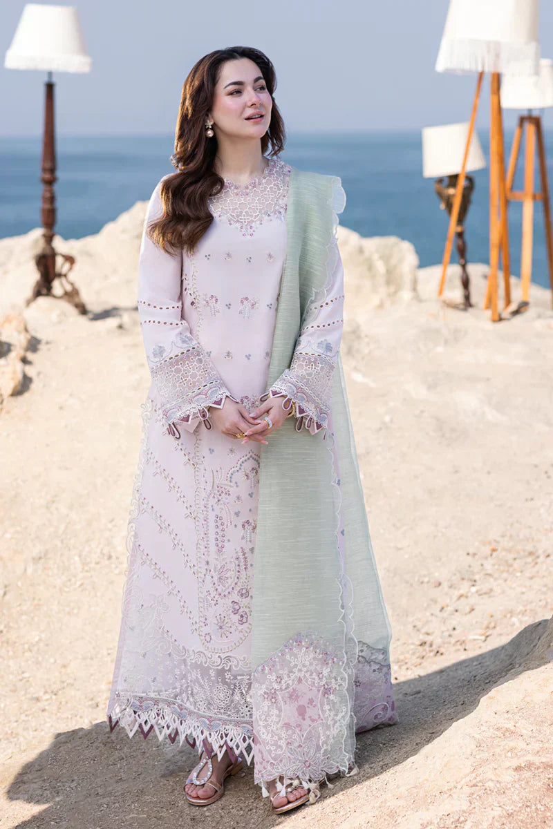 Qalamkar | Sahil Kinare Luxury Lawn | FP-08 NIA - by - Libasekhas UK - Registered Vendor of : Qalamkar - 100% Original Designer Dresss