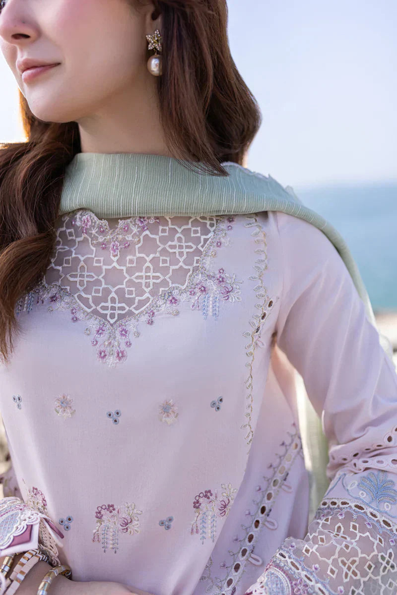 Qalamkar | Sahil Kinare Luxury Lawn | FP-08 NIA - by - Libasekhas UK - Registered Vendor of : Qalamkar - 100% Original Designer Dresss