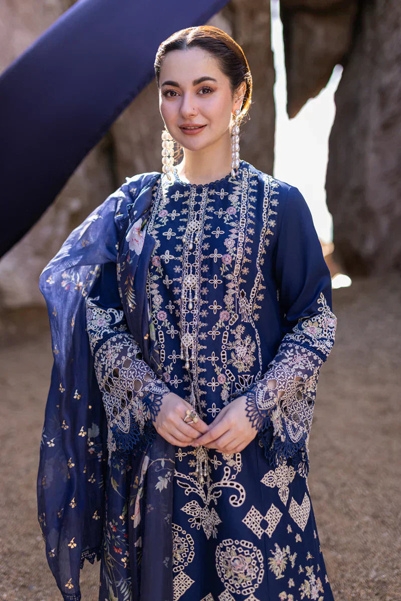 Qalamkar | Sahil Kinare Luxury Lawn | FP-06 MIRAY - by - Libasekhas UK - Registered Vendor of : Qalamkar - 100% Original Designer Dresss