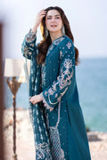 Qalamkar | Sahil Kinare Luxury Lawn | FP-16 KIRA - by - Libasekhas UK - Registered Vendor of : Qalamkar - 100% Original Designer Dresss