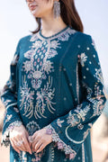 Qalamkar | Sahil Kinare Luxury Lawn | FP-16 KIRA - by - Libasekhas UK - Registered Vendor of : Qalamkar - 100% Original Designer Dresss
