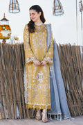 Qalamkar | Sahil Kinare Luxury Lawn | FP-03 SELMA - by - Libasekhas UK - Registered Vendor of : Qalamkar - 100% Original Designer Dresss