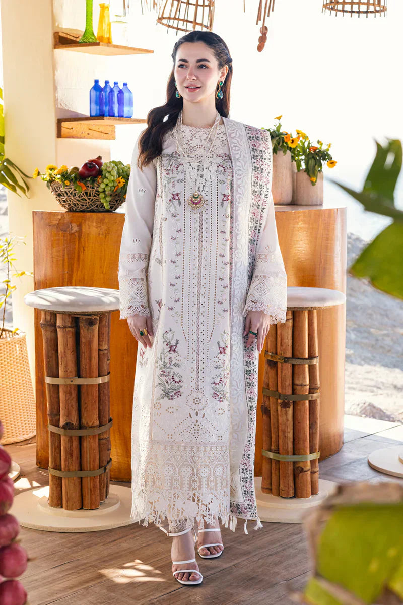 Qalamkar | Sahil Kinare Luxury Lawn | FP-12 MARWA - by - Libasekhas UK - Registered Vendor of : Qalamkar - 100% Original Designer Dresss