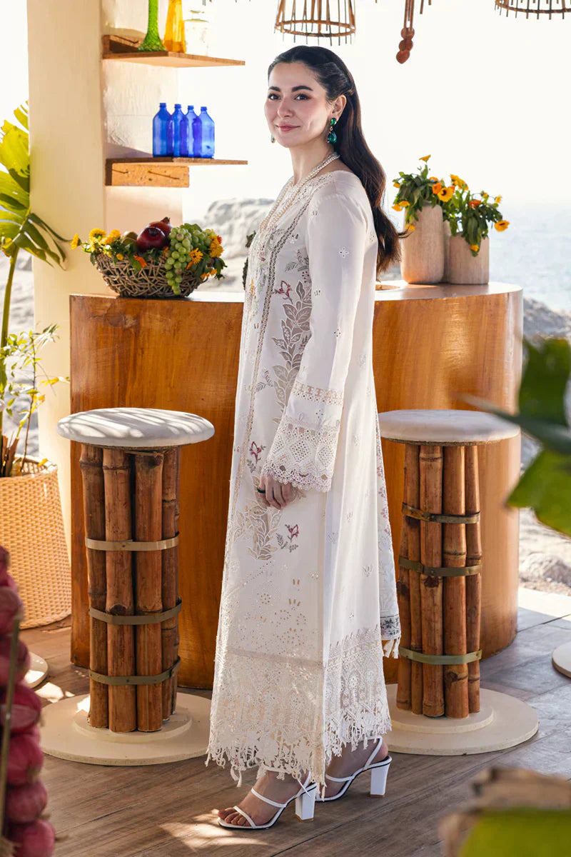 Qalamkar | Sahil Kinare Luxury Lawn | FP-12 MARWA - by - Libasekhas UK - Registered Vendor of : Qalamkar - 100% Original Designer Dresss