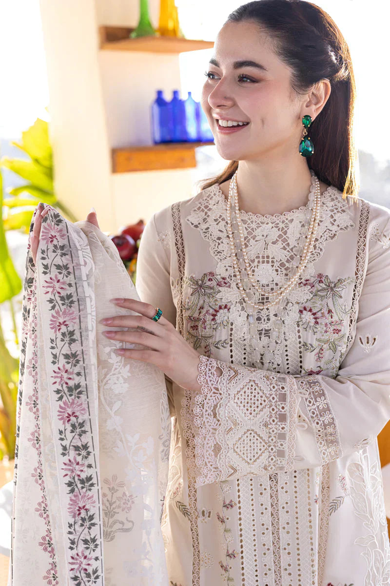 Qalamkar | Sahil Kinare Luxury Lawn | FP-12 MARWA - by - Libasekhas UK - Registered Vendor of : Qalamkar - 100% Original Designer Dresss