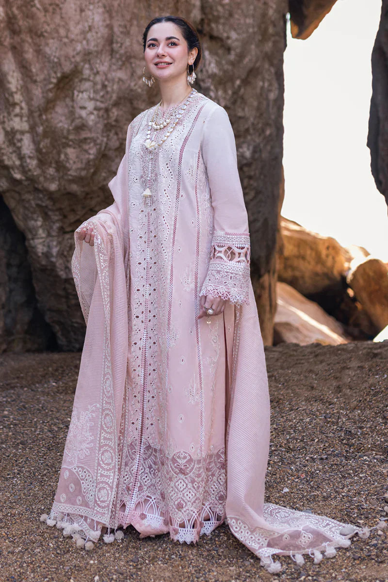 Qalamkar | Sahil Kinare Luxury Lawn | FP-05 AALIYAH - by - Libasekhas UK - Registered Vendor of : Qalamkar - 100% Original Designer Dresss
