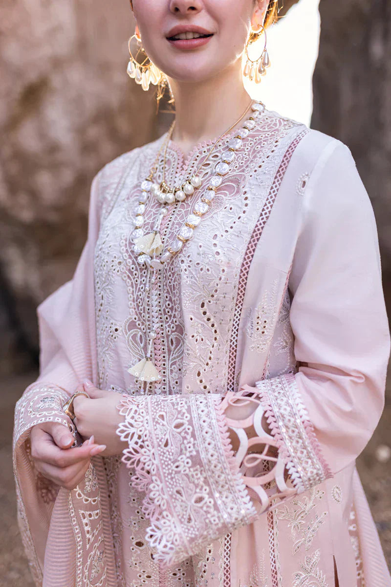 Qalamkar | Sahil Kinare Luxury Lawn | FP-05 AALIYAH - by - Libasekhas UK - Registered Vendor of : Qalamkar - 100% Original Designer Dresss