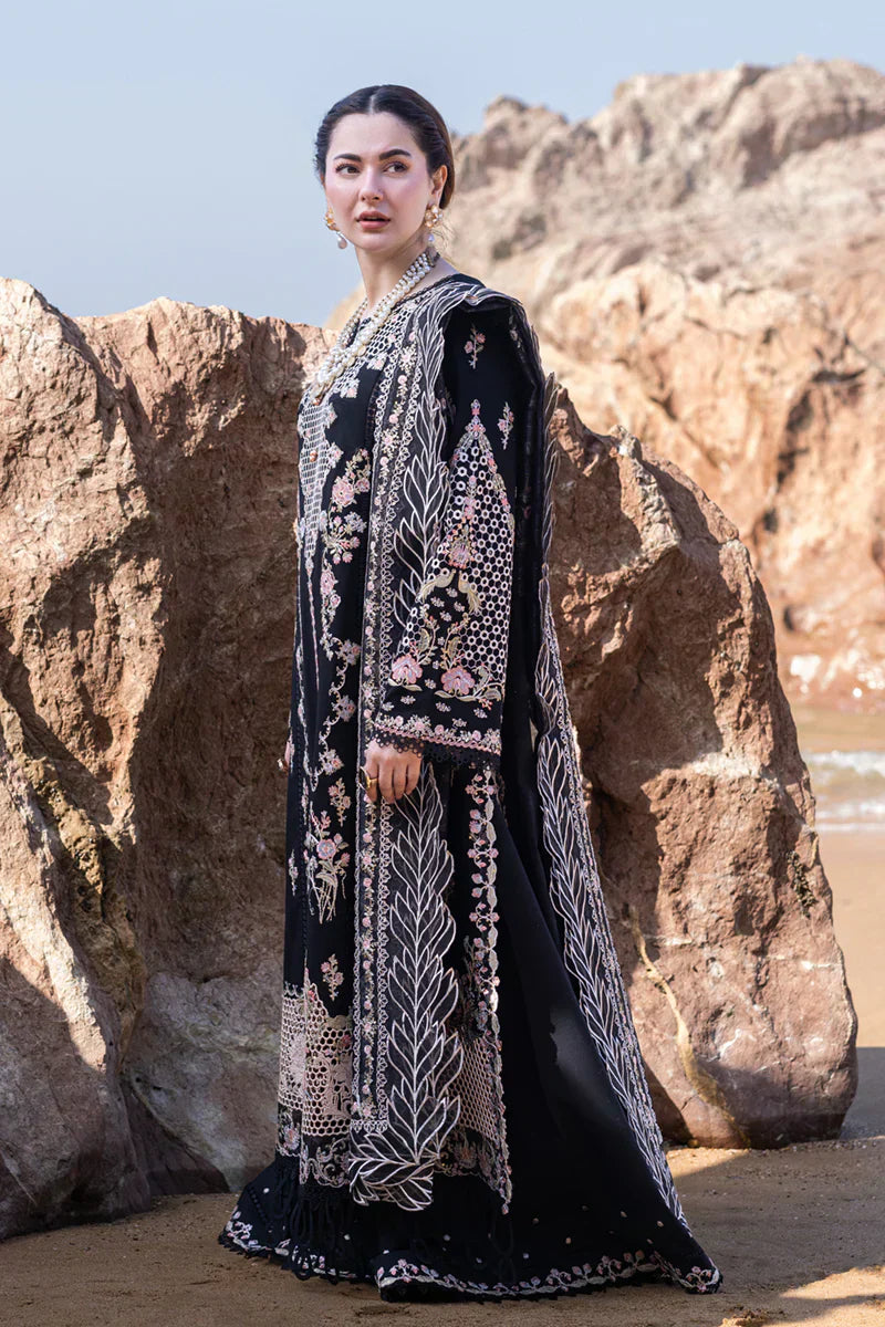 Qalamkar | Sahil Kinare Luxury Lawn | FP-14 RIMA - by - Libasekhas UK - Registered Vendor of : Qalamkar - 100% Original Designer Dresss