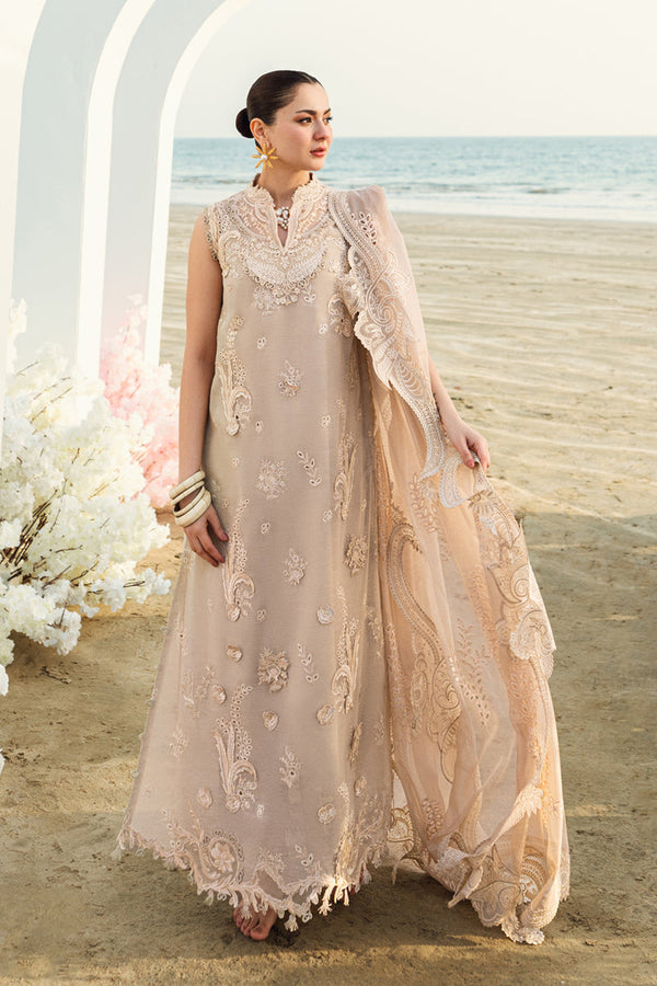 Qalamkar | Sahil Luxury Lawn | FK-01 SOPHIA - by - Libasekhas UK - Registered Vendor of : Qalamkar - 100% Original Designer Dresss