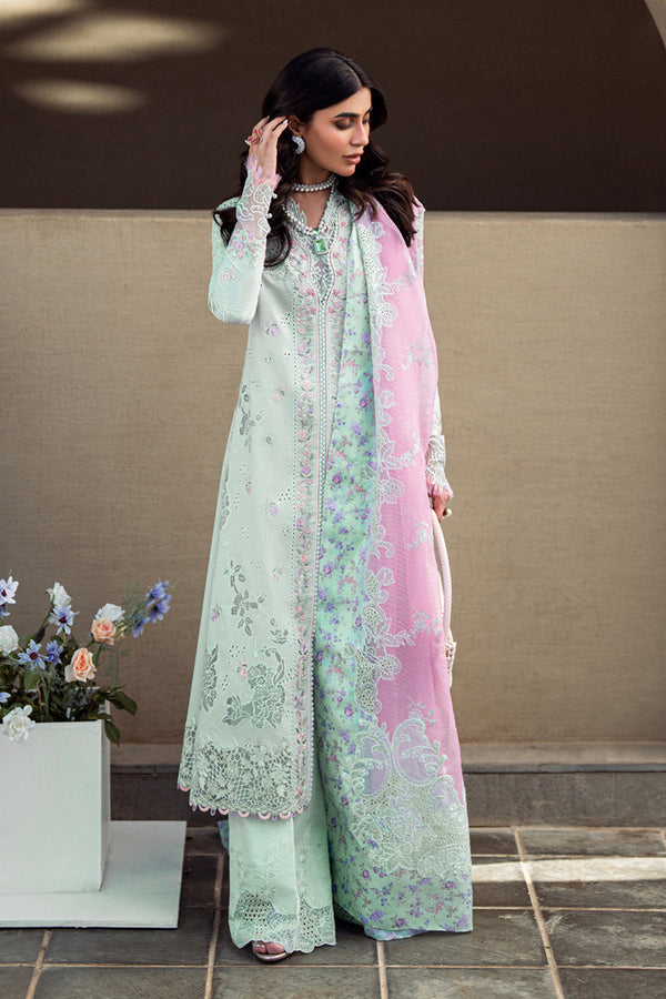 Qalamkar | Sahil Luxury Lawn | FK-04 CHLOE - by - Libasekhas UK - Registered Vendor of : Qalamkar - 100% Original Designer Dresss