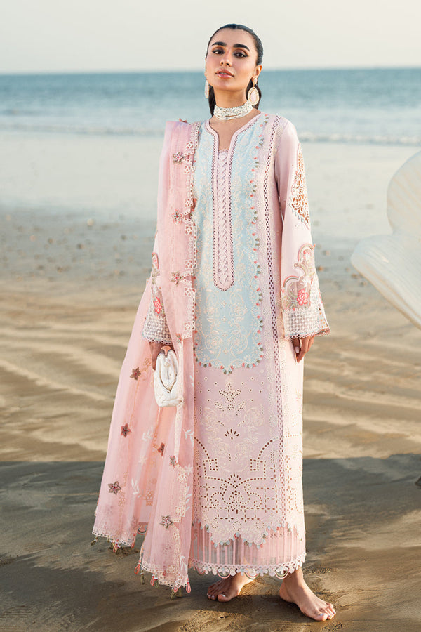 Qalamkar | Sahil Luxury Lawn | FK-08 REEM - by - Libasekhas UK - Registered Vendor of : Qalamkar - 100% Original Designer Dresss