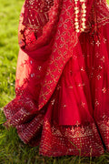 Qalamkar | Shadmani Luxury Formals |  Nurah SH-07 - by - Libasekhas UK - Registered Vendor of : Qalamkar - 100% Original Designer Dresss