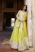 Qalamkar | Shadmani Luxury Formals |  Dania SH-05 - by - Libasekhas UK - Registered Vendor of : Qalamkar - 100% Original Designer Dresss