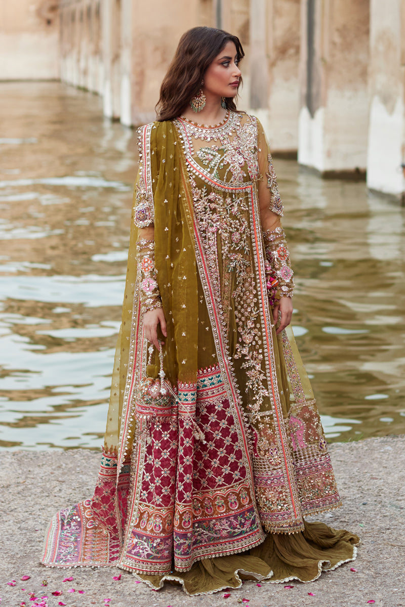 Qalamkar | Shadmani Luxury Formals | Rameesha SH-01 - by - Libasekhas UK - Registered Vendor of : Qalamkar - 100% Original Designer Dresss