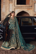 Qalamkar | Shadmani Luxury Formals |  Hala SH-06 - by - Libasekhas UK - Registered Vendor of : Qalamkar - 100% Original Designer Dresss