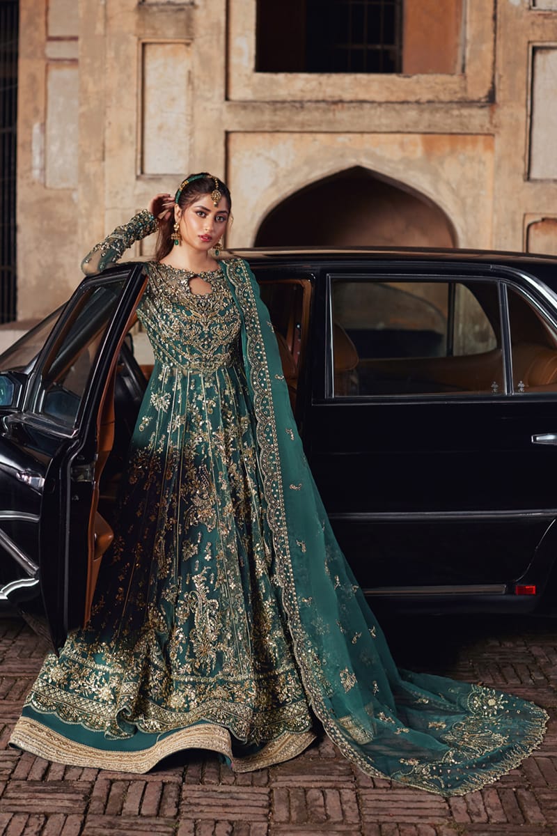 Qalamkar | Shadmani Luxury Formals |  Hala SH-06 - by - Libasekhas UK - Registered Vendor of : Qalamkar - 100% Original Designer Dresss