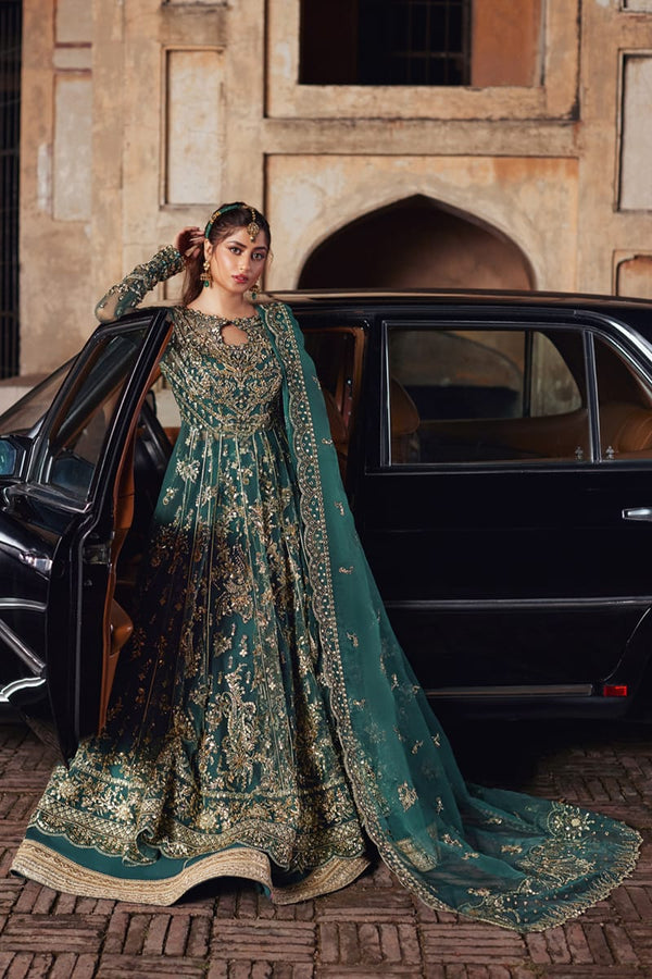 Qalamkar | Shadmani Luxury Formals |  Hala SH-06 - by - Libasekhas UK - Registered Vendor of : Qalamkar - 100% Original Designer Dresss