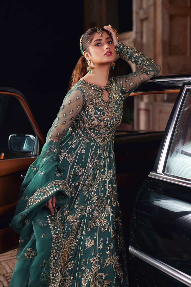 Qalamkar | Shadmani Luxury Formals |  Hala SH-06 - by - Libasekhas UK - Registered Vendor of : Qalamkar - 100% Original Designer Dresss