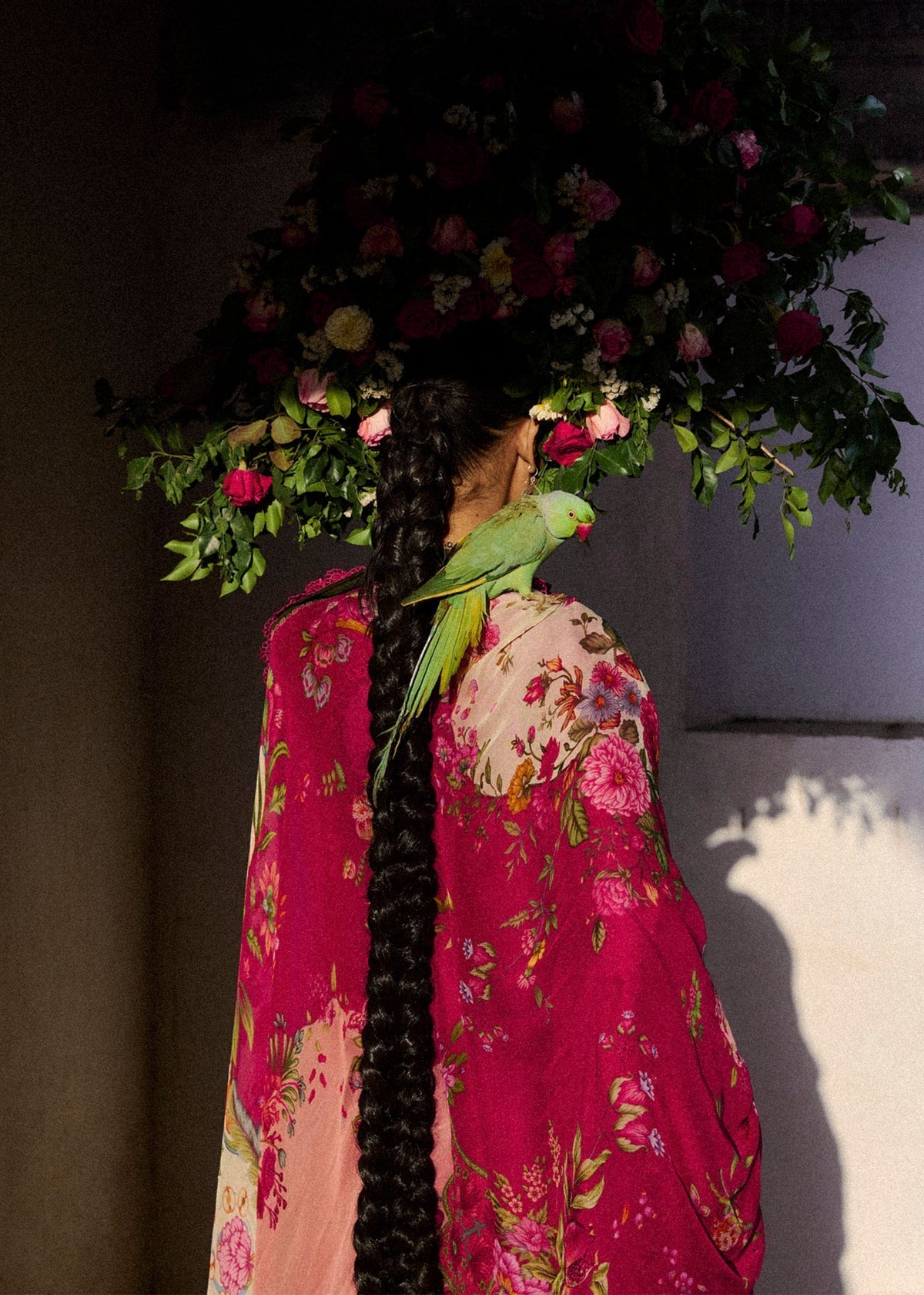 Hussain Rehar | Zan SS26 | Qermez - by Libasekhas UK - Registered Vendor of : Hussain Rehar - 100% Original Designer Dress