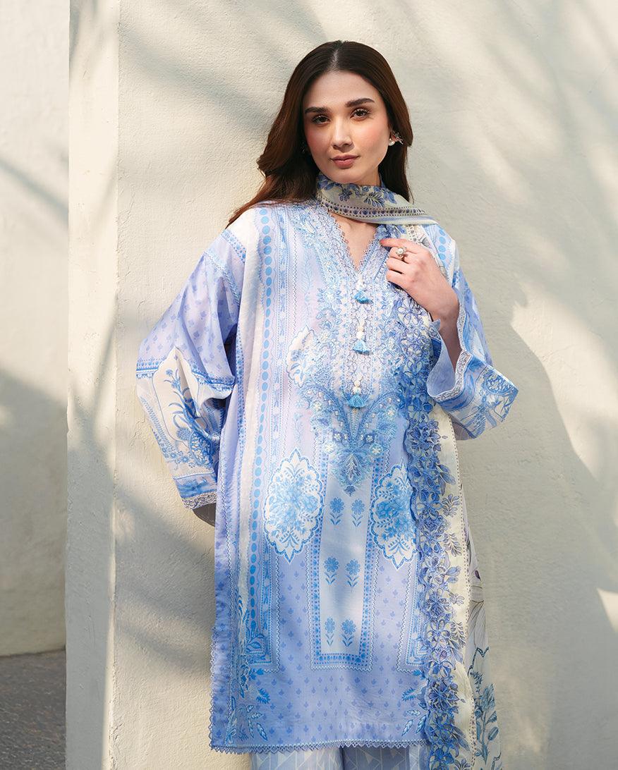 Roheenaz | Whispered Florals | Quiet Meadow - by Libasekhas UK - Registered Vendor of : Roheenaz - 100% Original Designer Dress