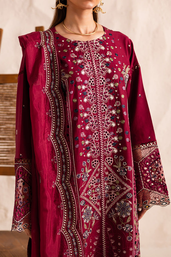 Marjjan | Guzel Lawn | SMC 204-B (Maroon) - by Libasekhas UK - Registered Vendor of : Marjjan - 100% Original Designer Dress